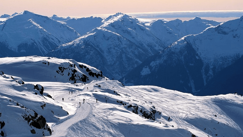 largest ski resort in North America, most popular places Whistler Blackcomb Ski Resort