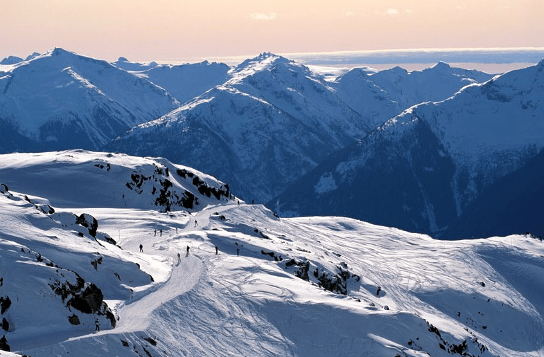 largest ski resort in North America, most popular places Whistler Blackcomb Ski Resort