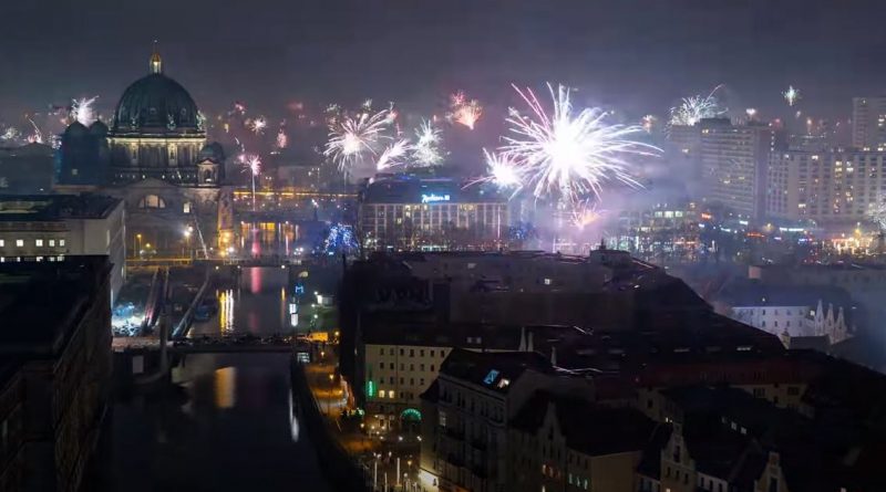 Berlin Fireworks New Year's Eve