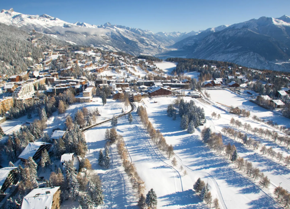 Crans Montana is a popular destination for tourists to spend their Christmas and New Year holidays
