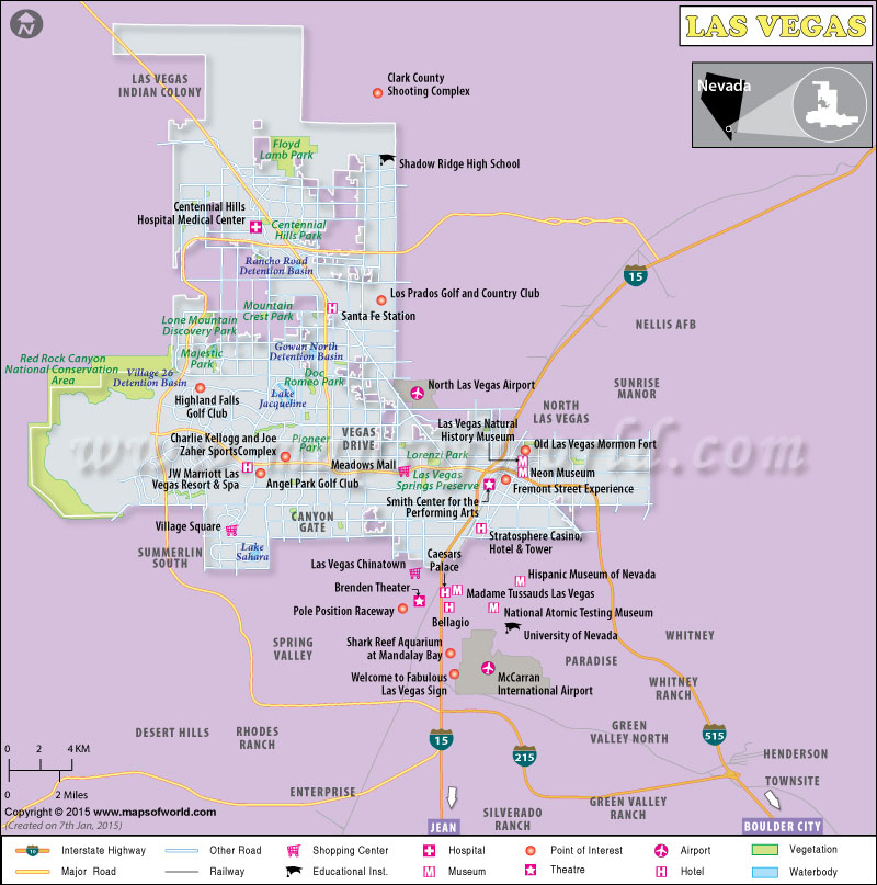 Las Vegas Map