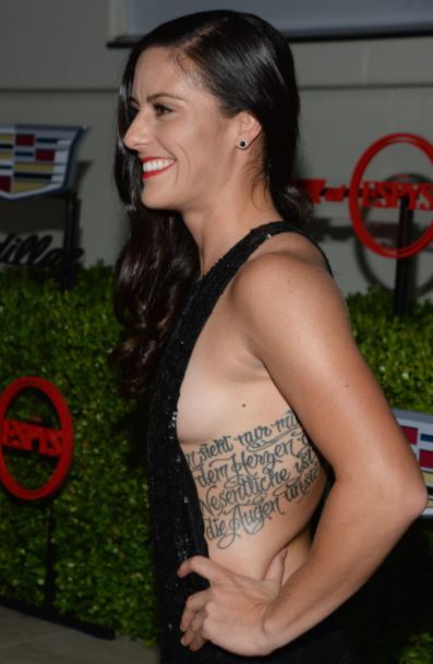 ali krieger soccer player tattoo meaning