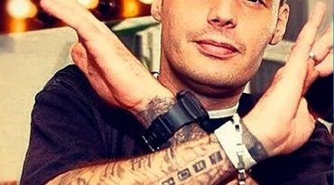 Rapper Guf Arm Tattoo
