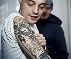 Rapper Guf Tattoo Meanings